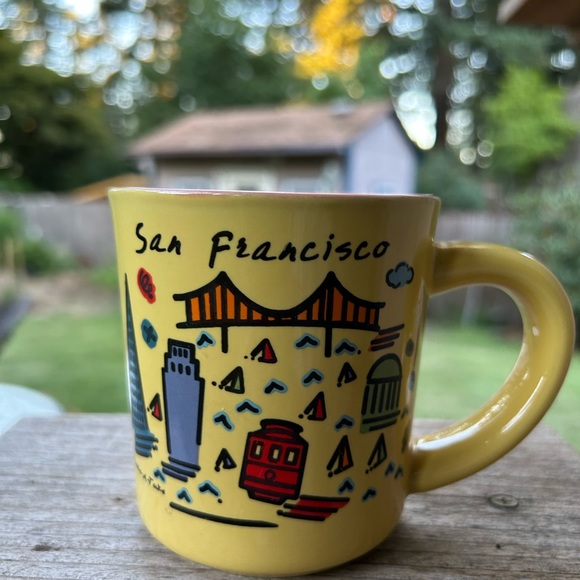 San Francisco diner mug yellow - Picture 2 of 4